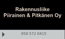 Rakennusliike Piirainen & Pitkänen Oy logo